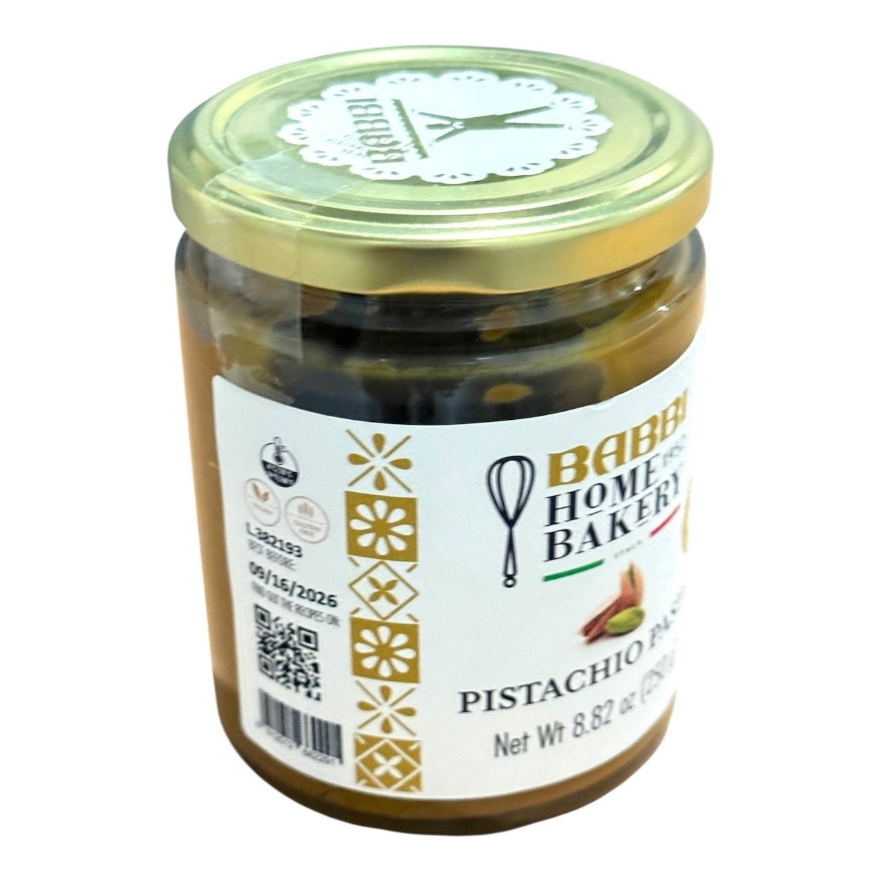 Babbi Home Bakery Pistachio Paste – 8.8oz