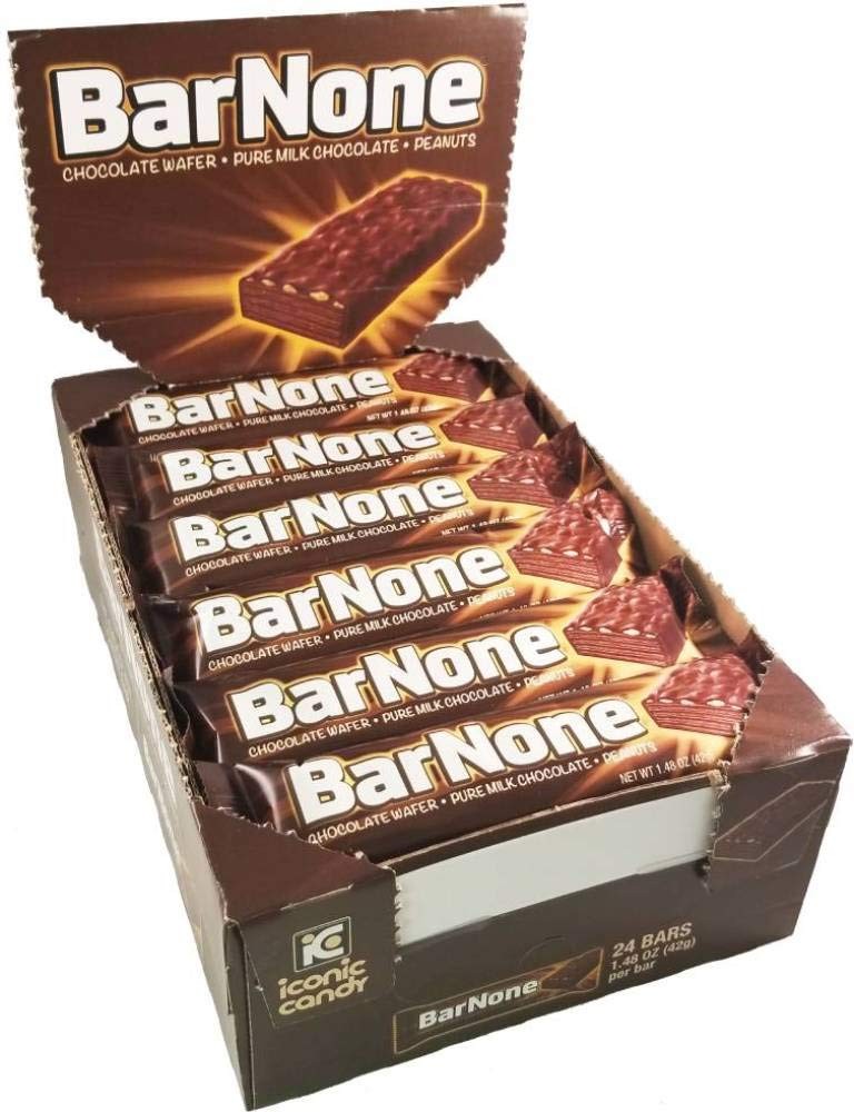 BarNone Chocolate Bar | Wafer – Pure 24 Count (Pack of 1), brown