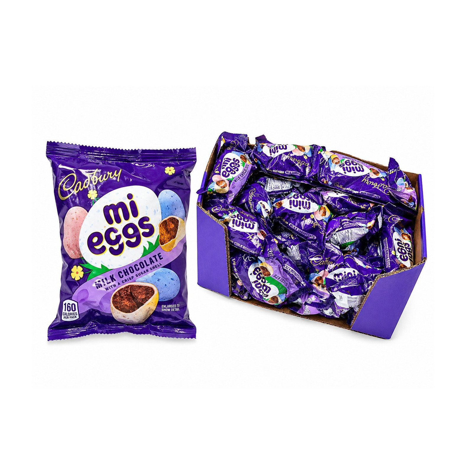 Cadbury Mini Eggs Milk Chocolate Bag Assorted Colors Pantry Snack 8 Servings