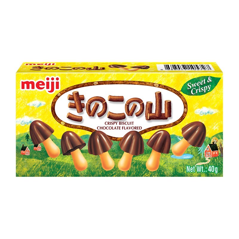 6 pks× Meiji chocolate biscuit, variety flavours, 38-40g each