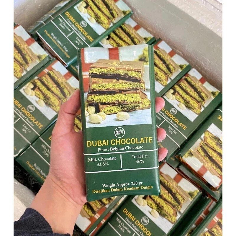 DUBAI CHOCOLATE PREMIUM MILK 250G free shipping world wide