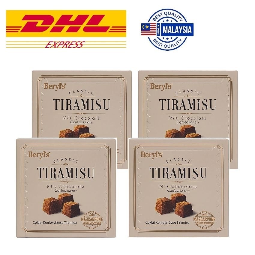 4X NEW Beryl’s Classic Tiramisu Milk Chocolate Confectionery | Halal Malaysia