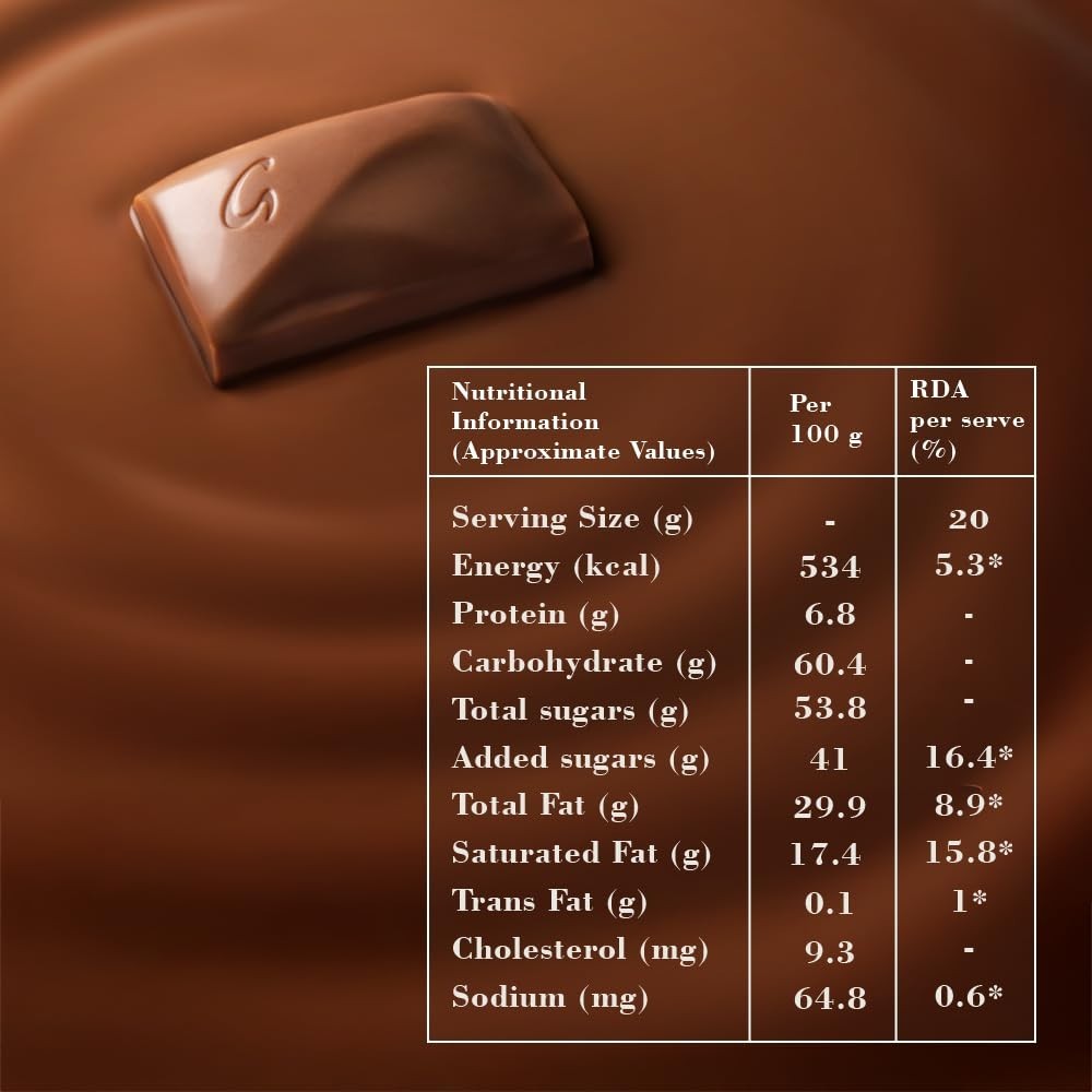 Galaxy Fruit & Nut Chocolate Bar | Rich, Creamy & Nutty 52g (Pack of 8)