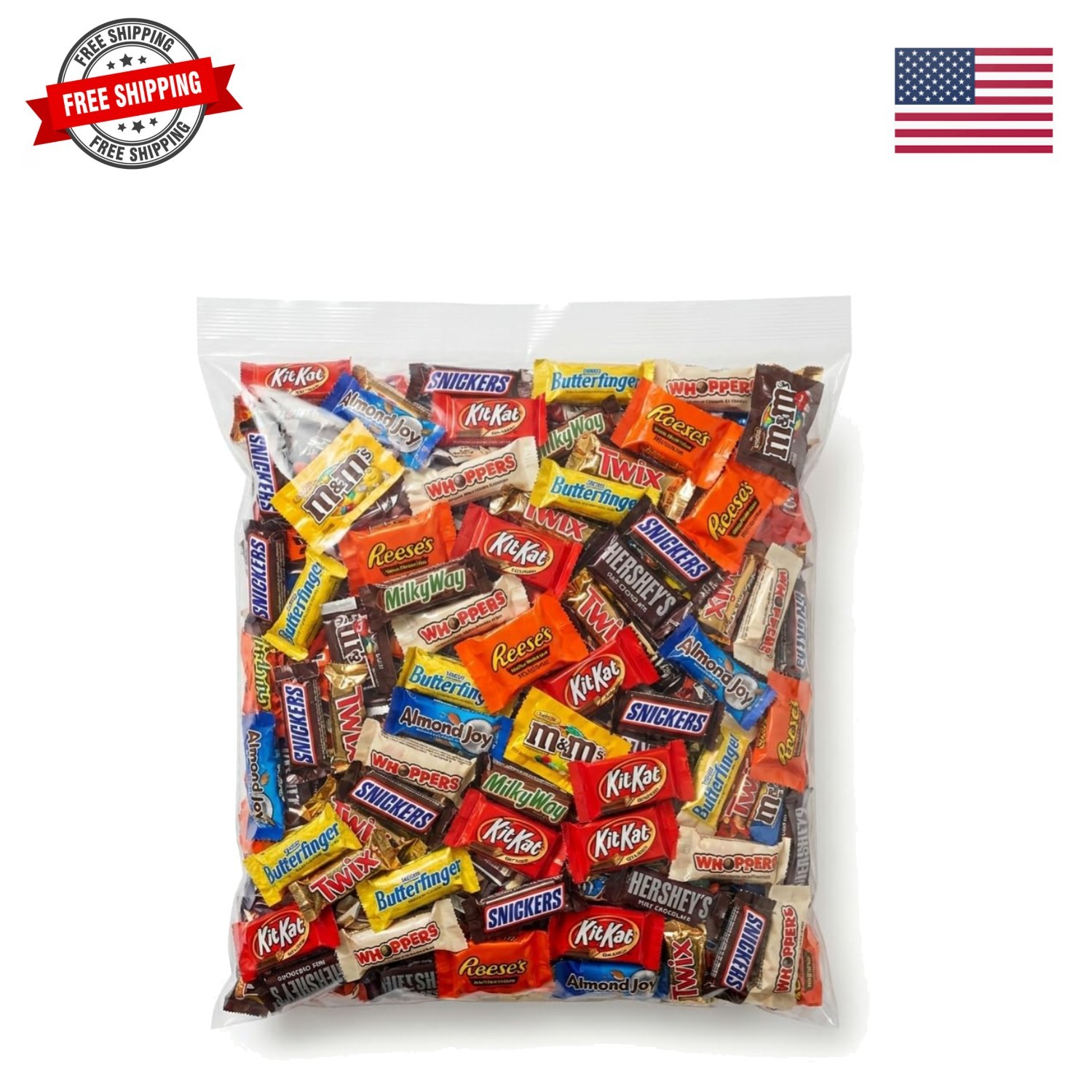 Variety Chocolate Pack – Bulk Assortment of Individually Wrapped Fun Size Cho…