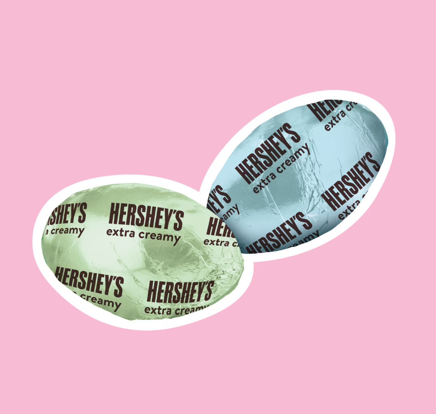 Hershey’s 9 oz. EXTRA CREAMY Eggs Solid Milk Chocolate Limited Edition BB 8/2026
