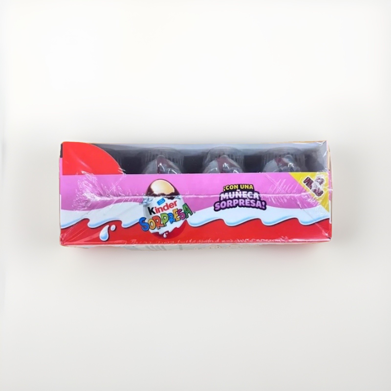 Kinder Surprise Chocolate Eggs Box of 12 – Milk Chocolate with (Girl Toy) Eggs