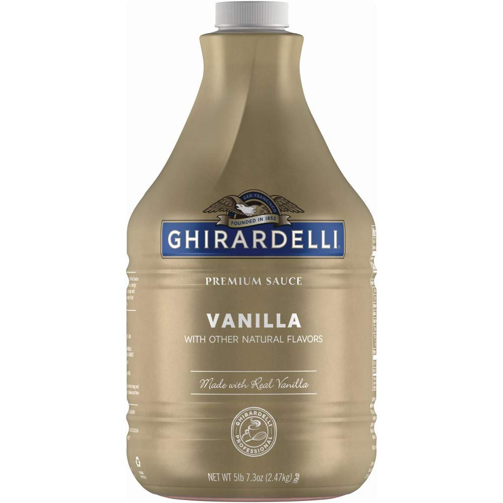 Ghirardelli Premium Sauce Net Wt 5 Lb, 7.3 Oz, Chocolate, 87.3 Oz
