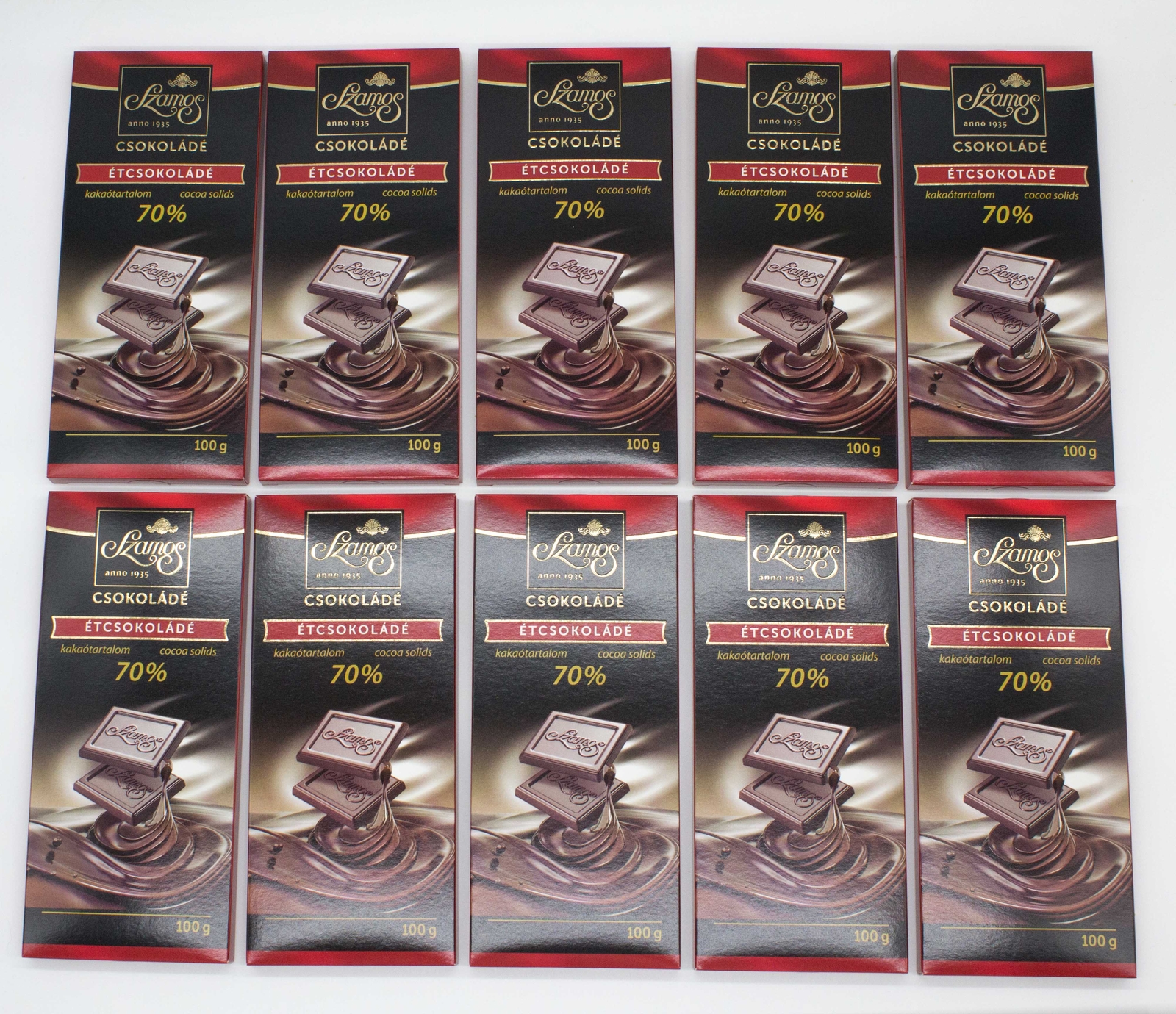 Handmade Dark Chocolate Bar – 70% Cocoa Content from Szamos Manufactura