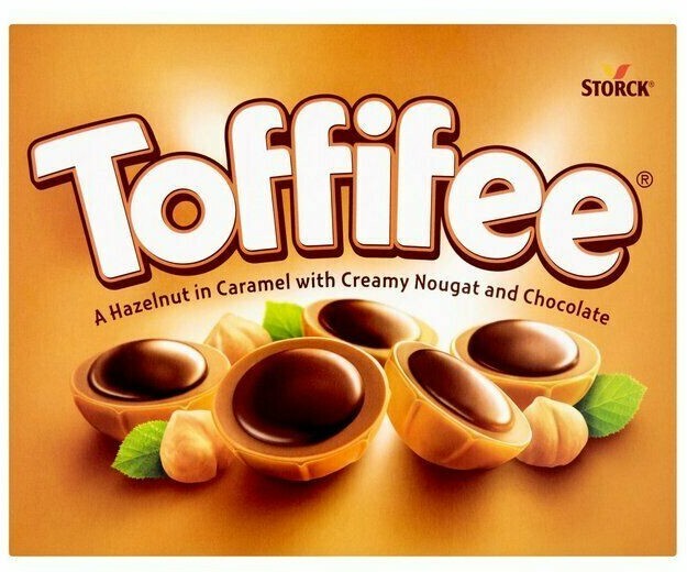 4 Boxes of Toffifee hazelnut in caramel creamy nougat chocolate 123g Each
