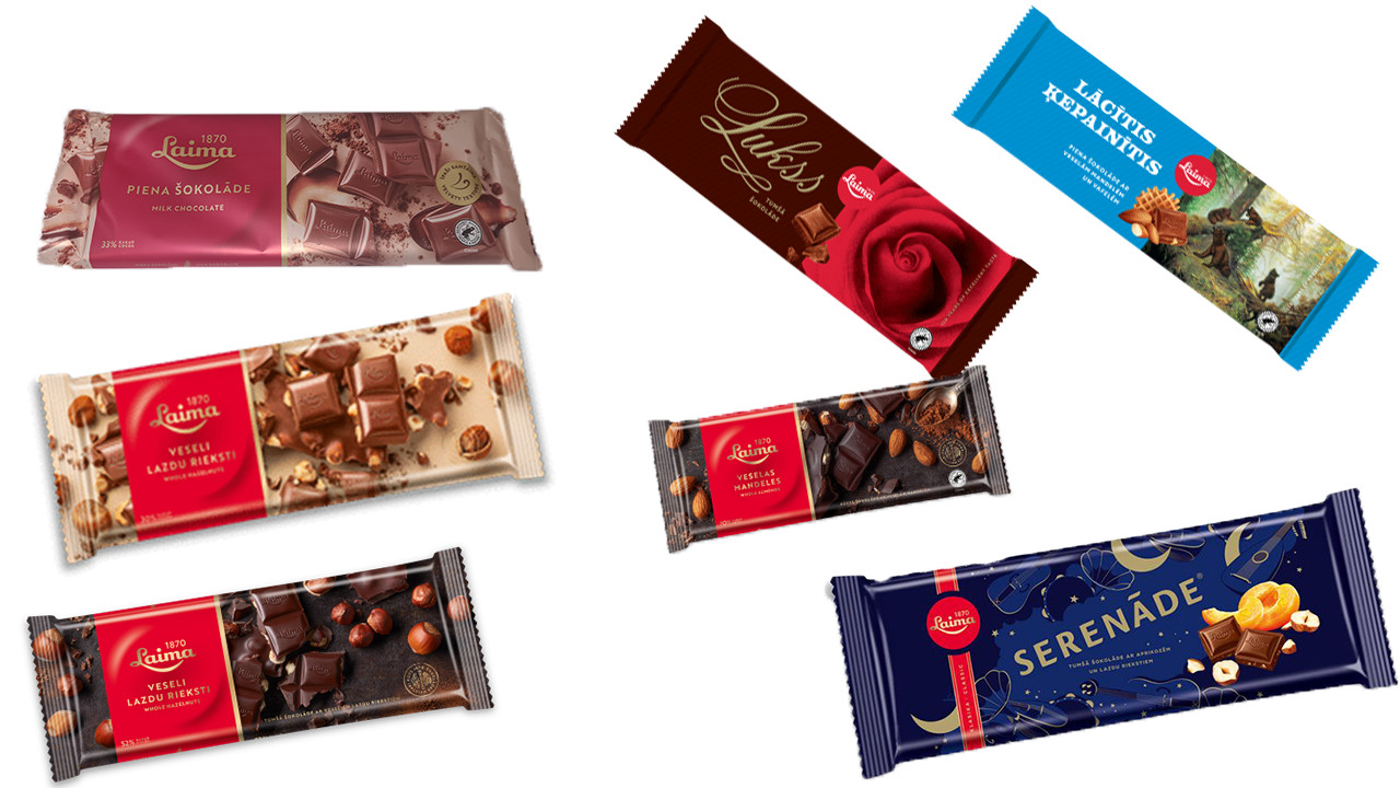 LAIMA Classic Chocolate LARGE LATVIAN Northern Eastern European Multiple Taste