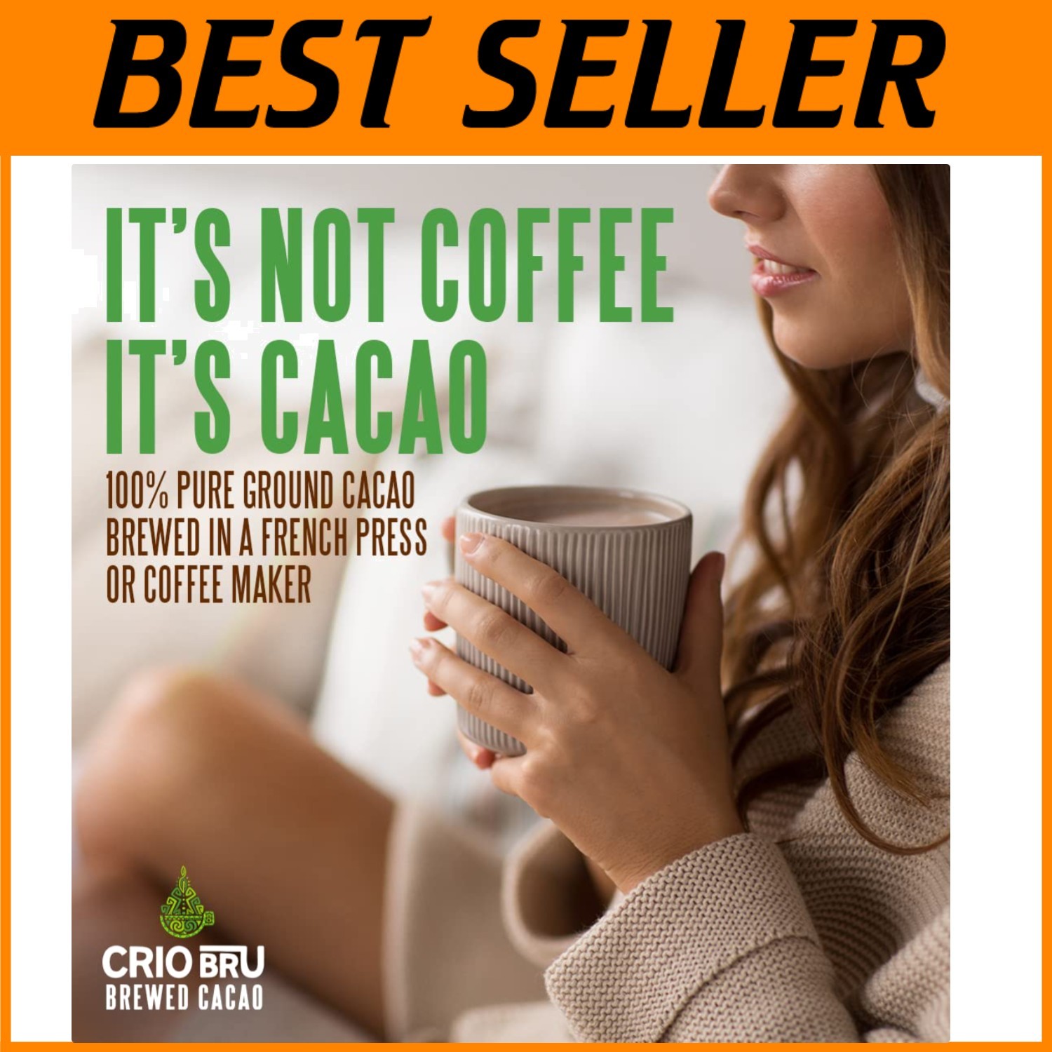 Brewed Cacao Double Chocolate, Light Roast 48oz
