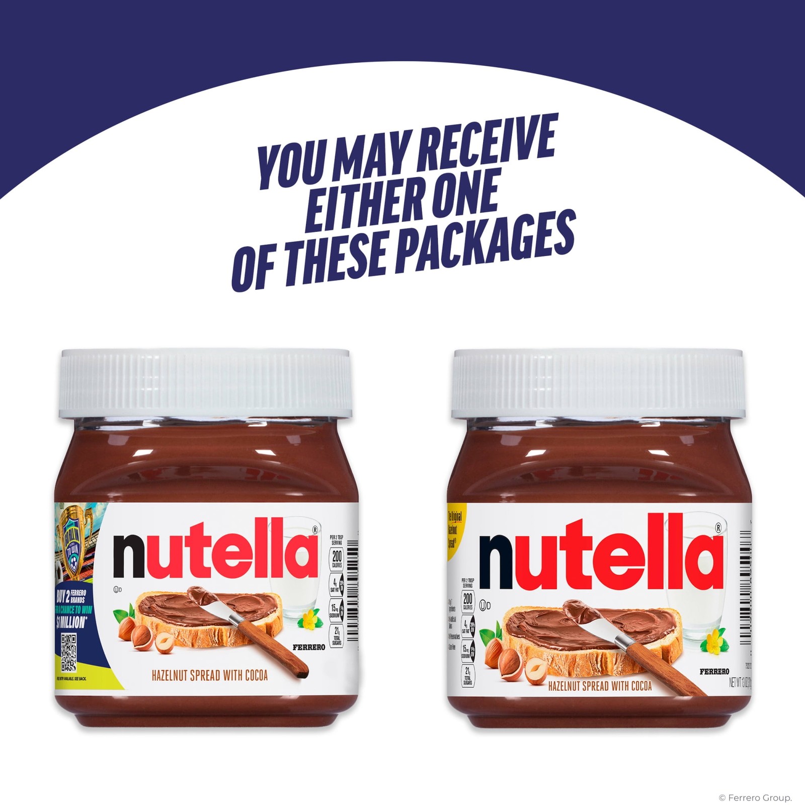 Nutella Hazelnut Spread with Cocoa – Creamy Breakfast Favorite, 13 oz Jar
