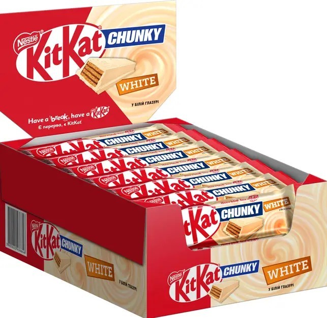 Kit Kat White Chocolate Wafer Bar 40g Nestle Crispy Snack Fresh Break Multi Pack