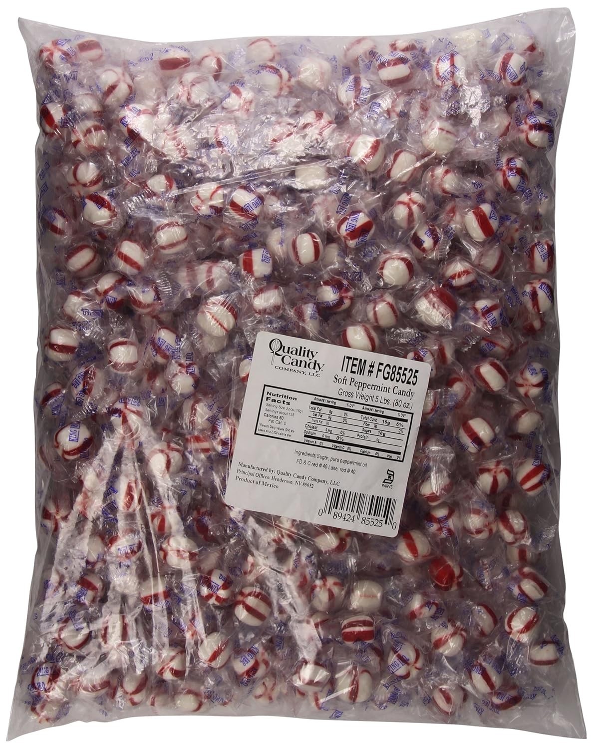 Soft Peppermint Candy 5lb