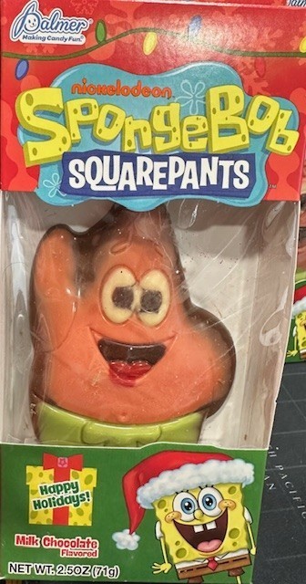 Palmer Nickelodeon Squarepants Milk Chocolate 2.5oz set of 5