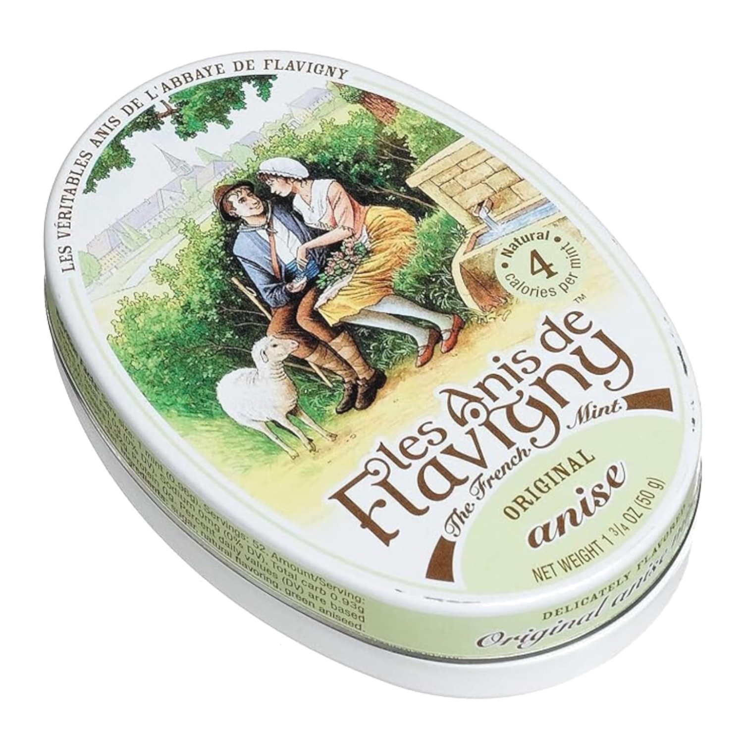 French Anise Hard Candy, Gourmet Sweets in Tin