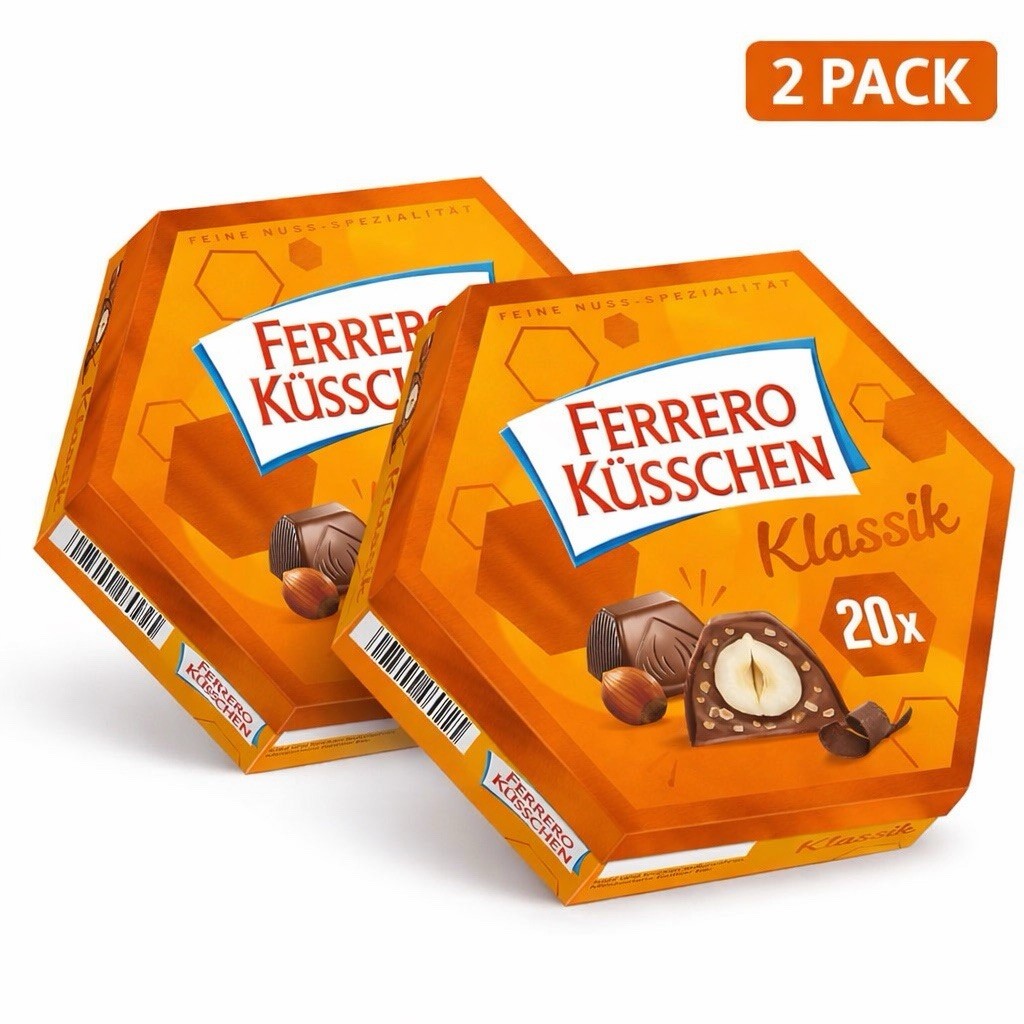 Ferrero KISSES Whole Hazelnut in Milk chocolate 178g-(Kusschen) FREE SHIPPING-