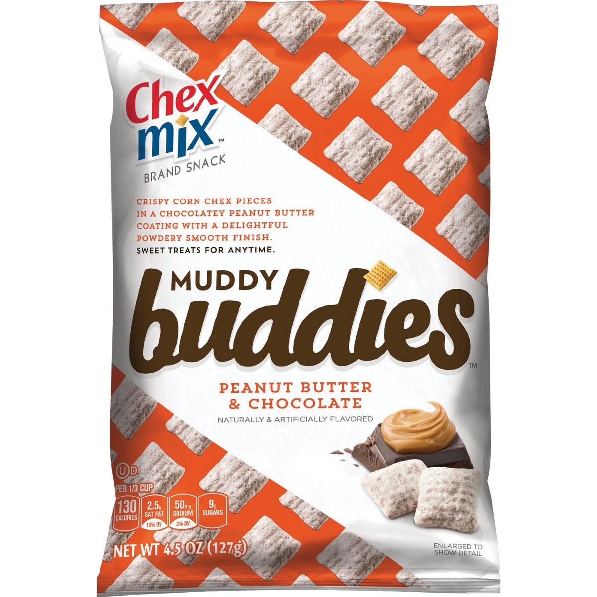 Chex Mix Muddy Buddies 4.5 Oz. Snack Mix 121819 Pack of 7 Chex Mix Muddy Buddies