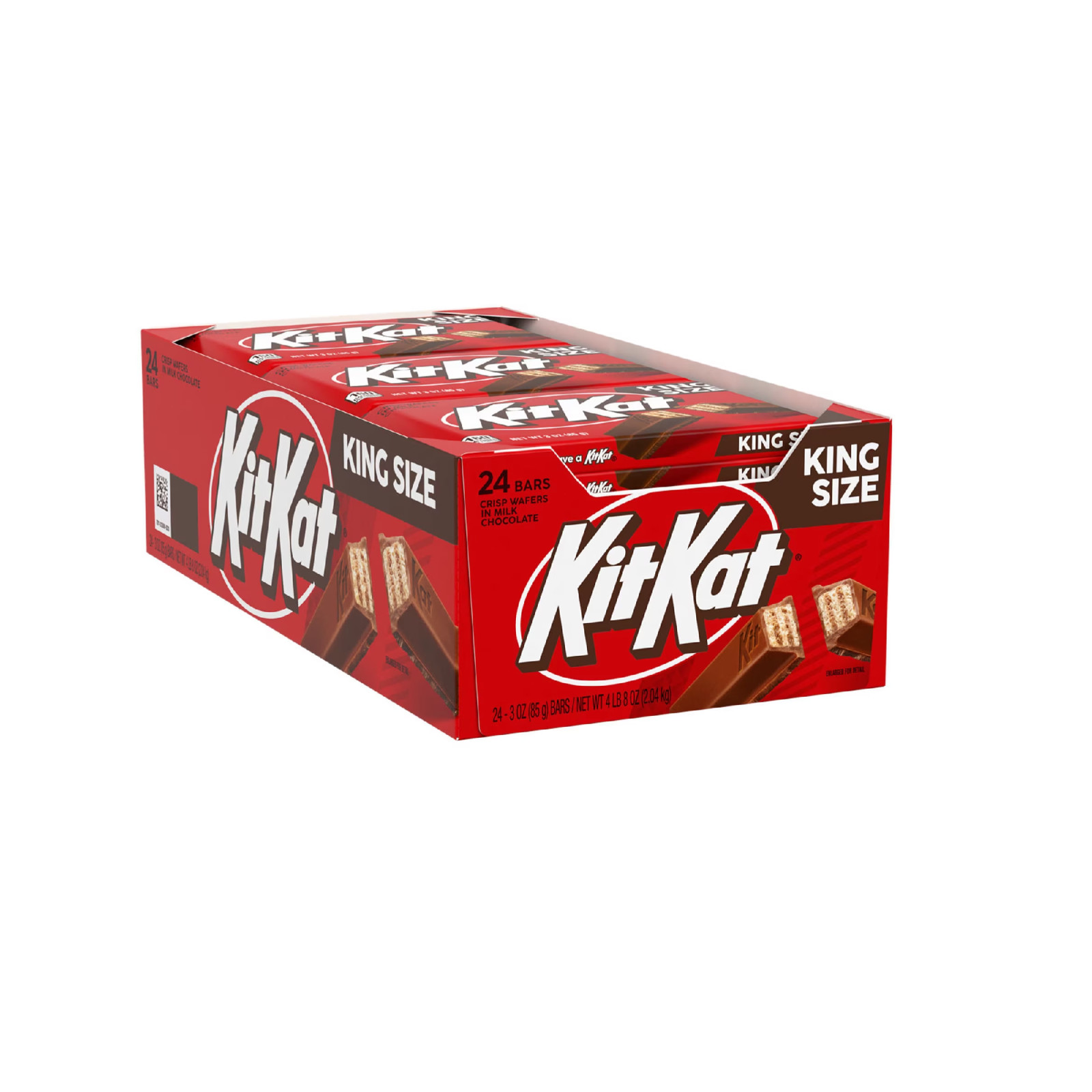 KIT KAT Milk Chocolate Wafer Candy King Size 3 oz. 24 pk