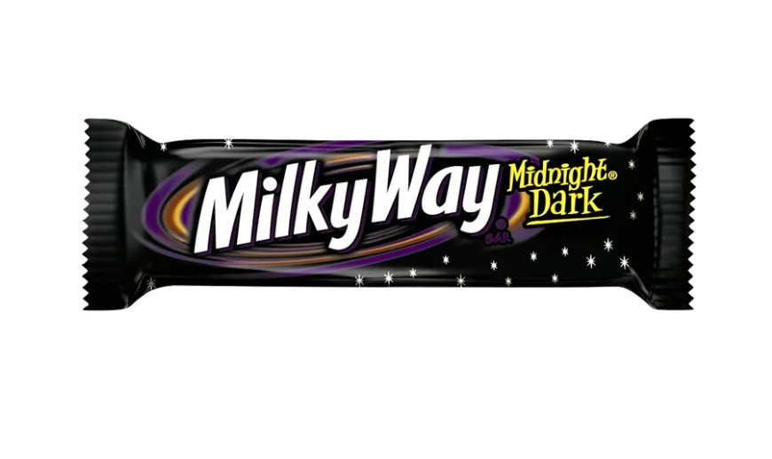 Milky Way Midnight Dark Chocolate Candy Bars, 1.76 oz, 24 Ct