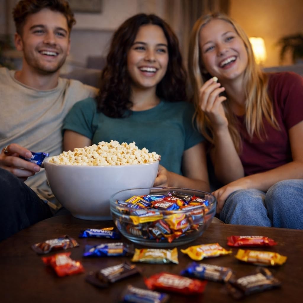 Assorted Variety Pack of Fun Size Chocolate Candy – Individually Wrapped Choc…