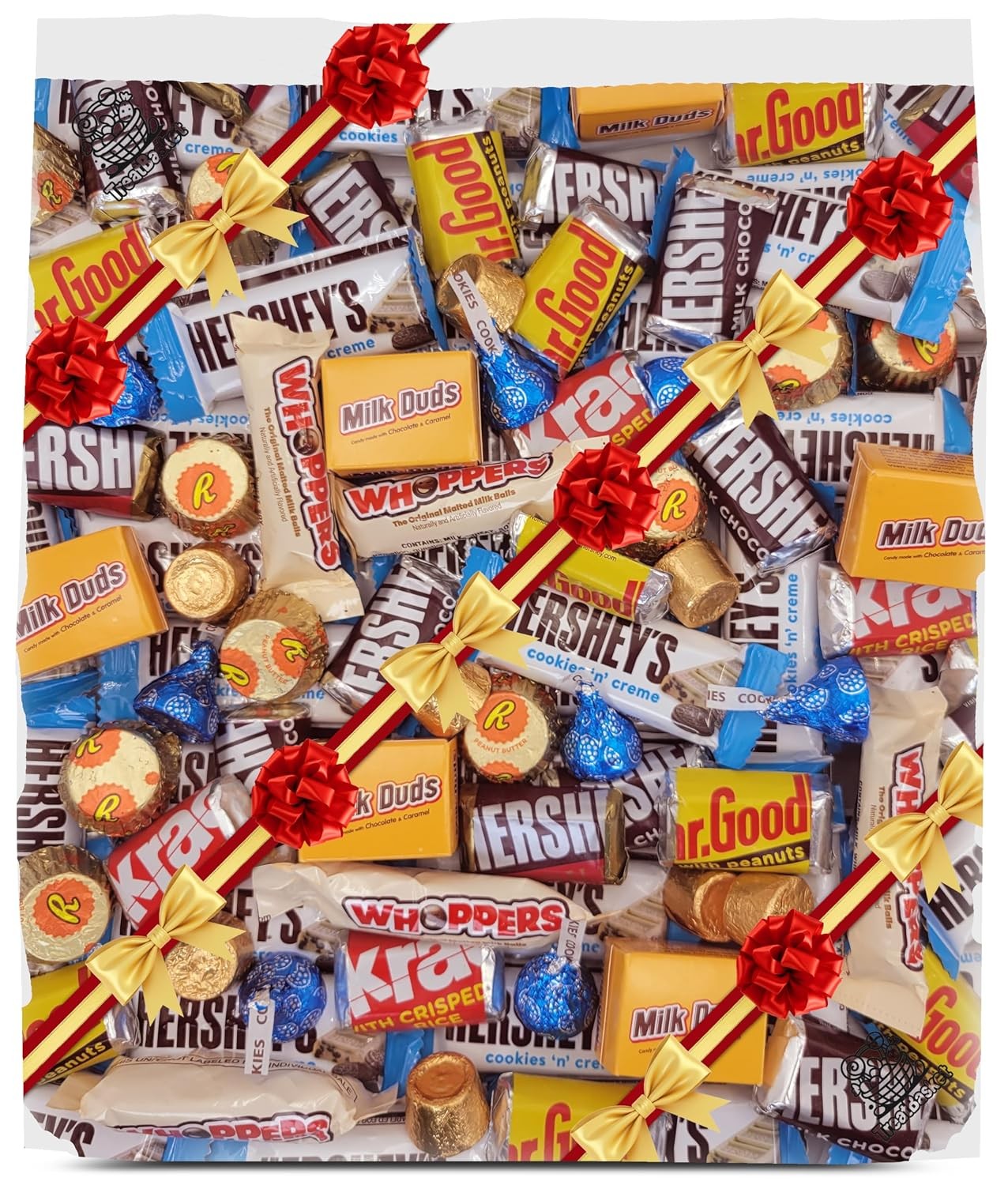 Assorted Bulk Chocolate Candy Variety Pack 5lb | Mini Chocolate Bars, Milk & Dar