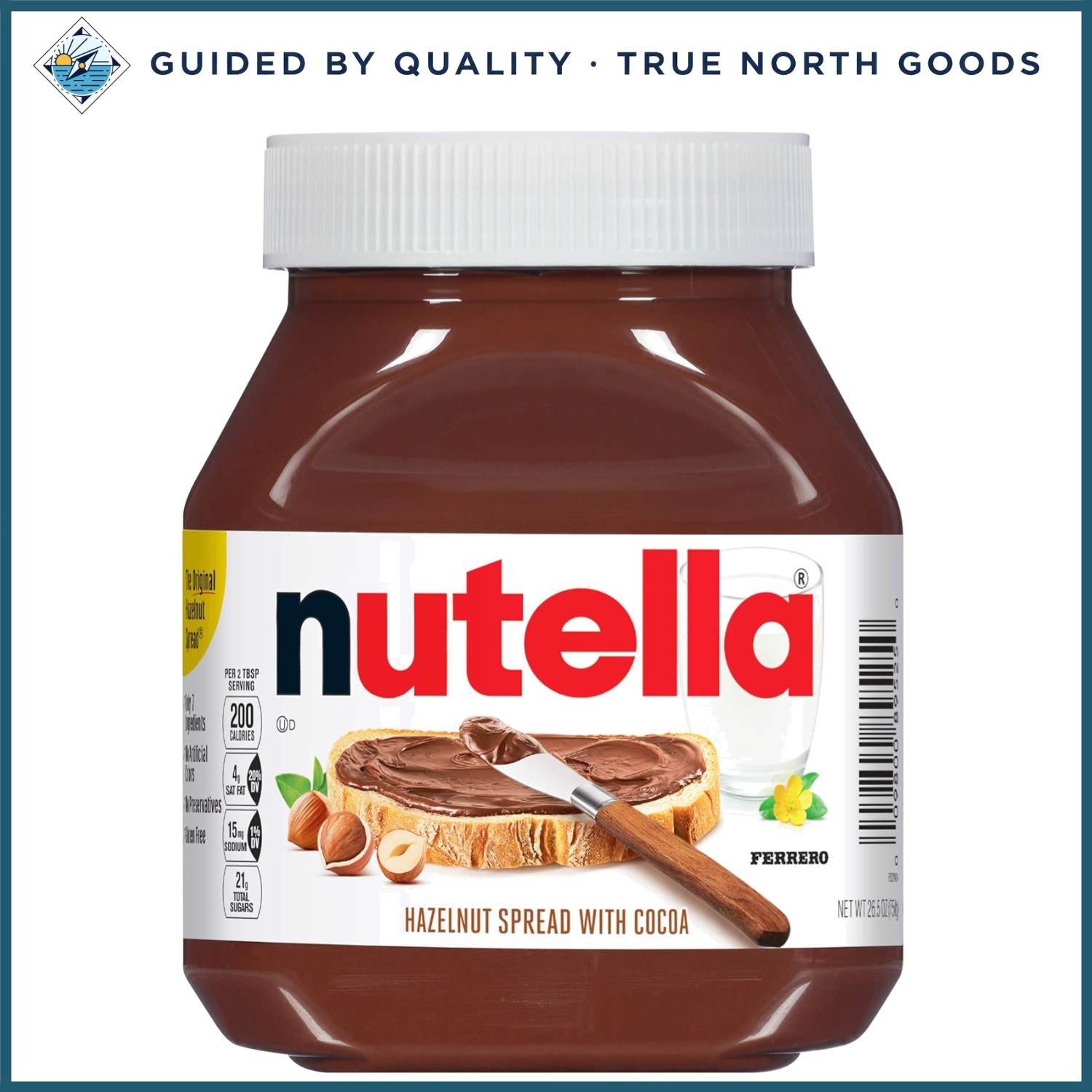 Creamy Hazelnut Spread with Cocoa, Perfect for Breakfast and Baking Recipes