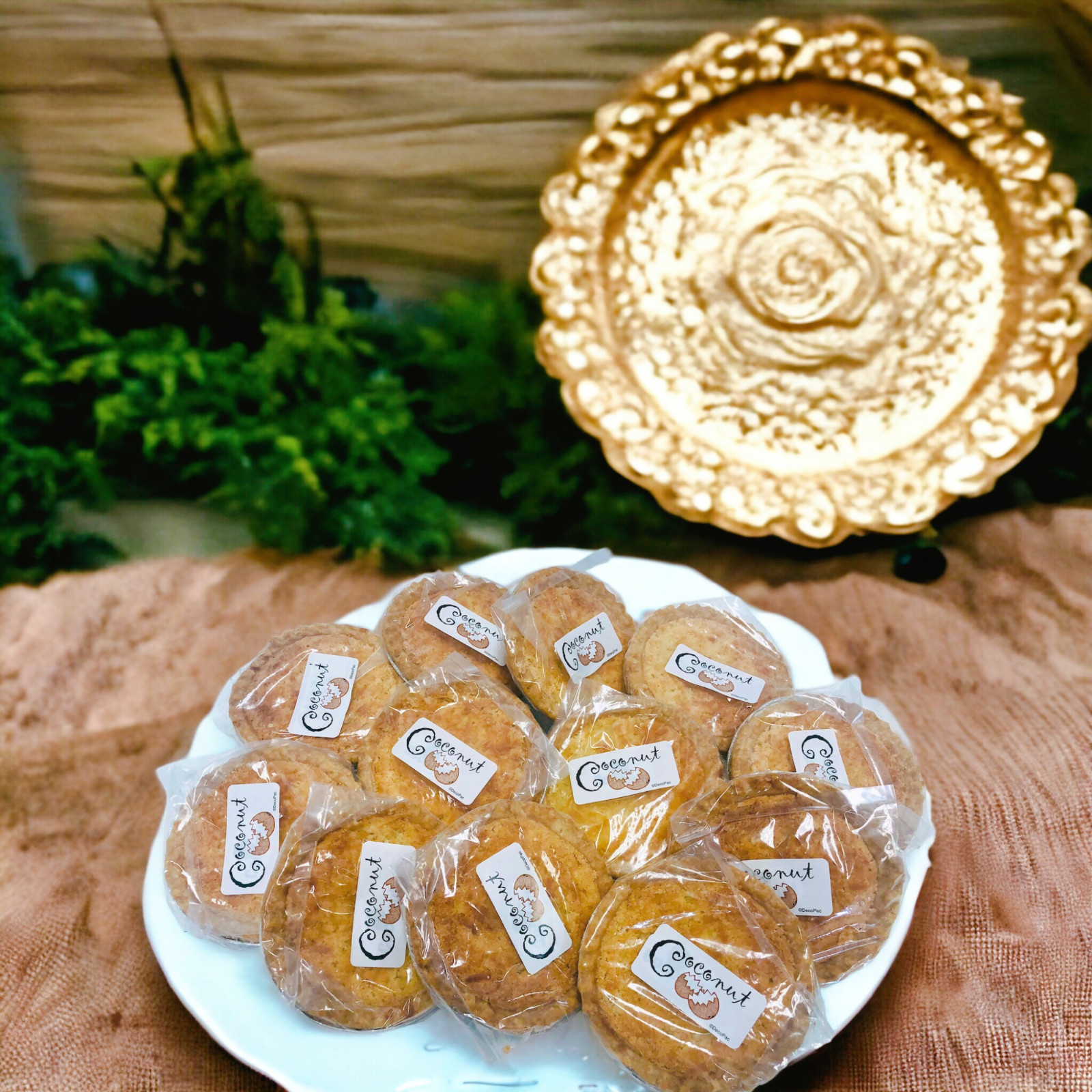 Coconut Custard Mini Tarts -Old Fashioned Handmade with Rich Creamy Filling