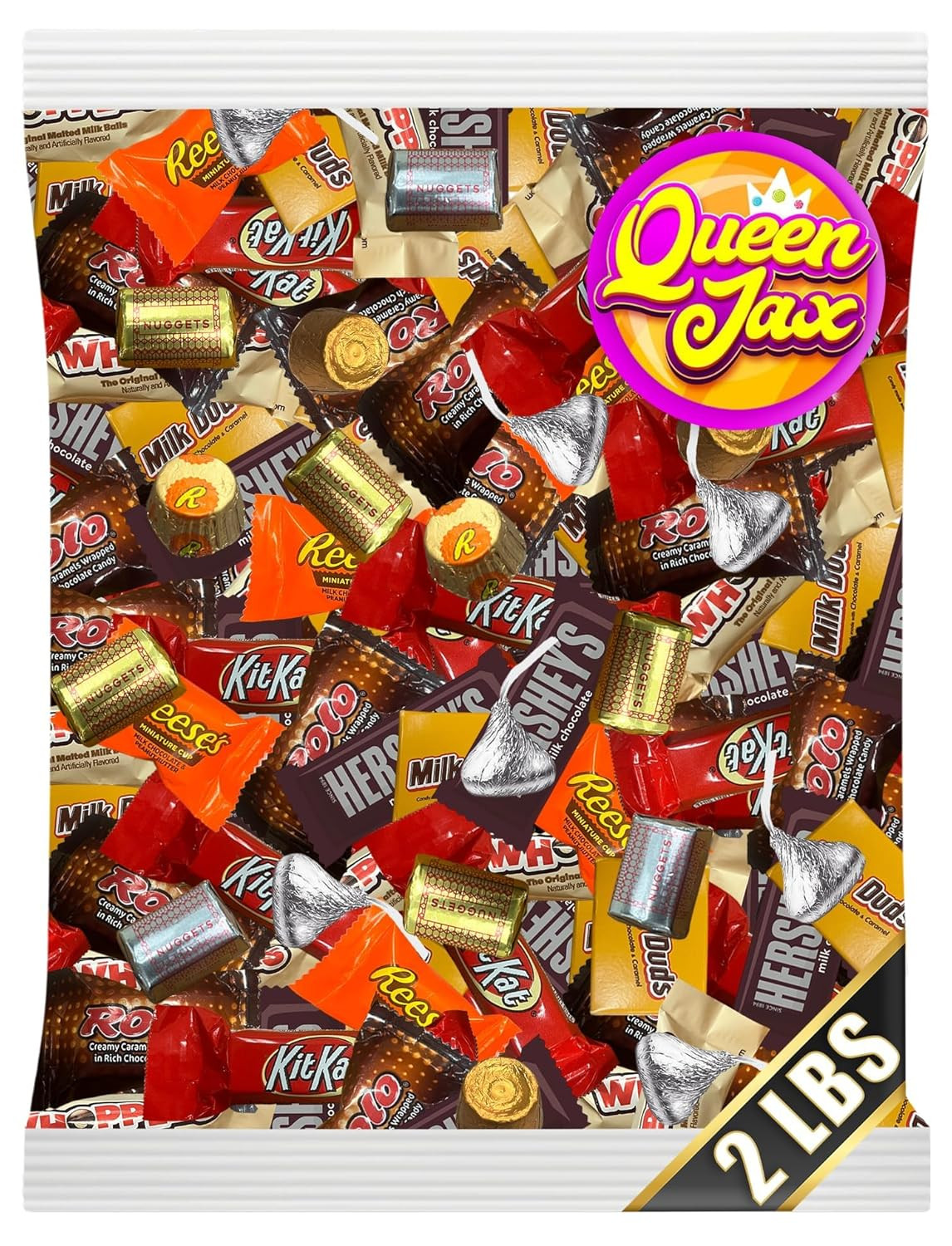 Assorted Chocolate Candy Variety Pack – 2 Lb Bulk Chocolate Mix – Bulk Mini Choc