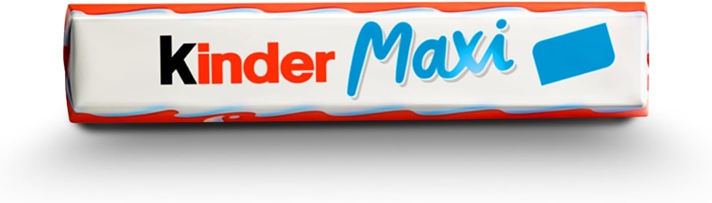 Kinder Maxi Milk Chocolate Bar With Milky Filling, 21g