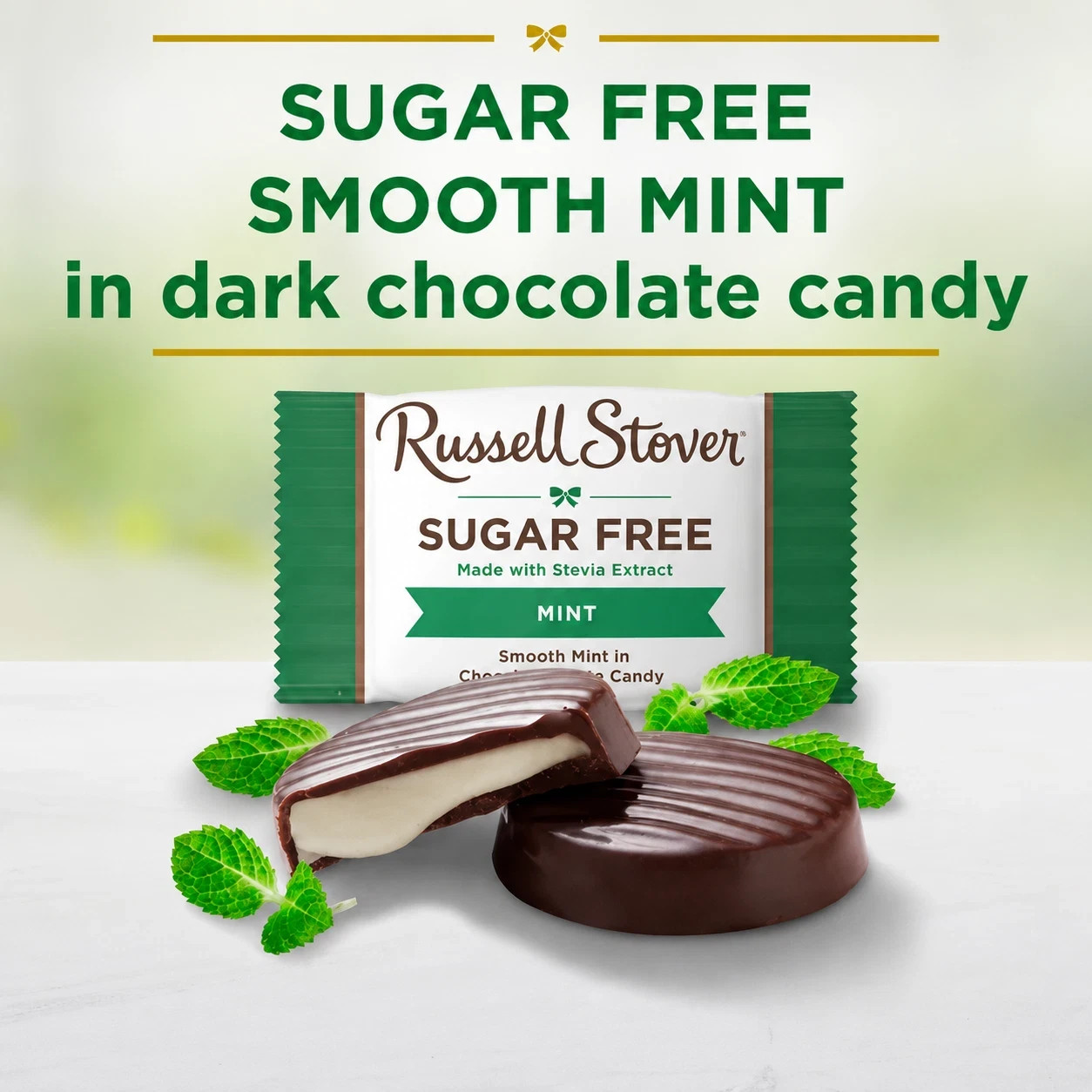 Russell Stover Sugar-Free, 4 Flavor Mix, Bulk Chocolate Candy Bars (1 Pound)