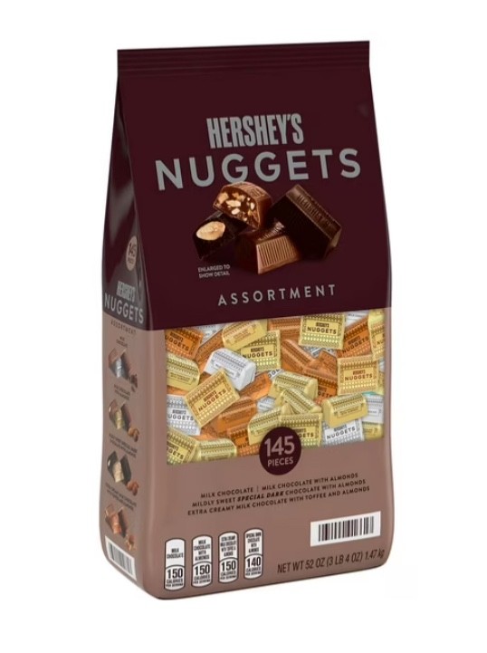 2 Pack-Hershey’s Nuggets Assortment, Variety Pack, 145-count, 52 Oz.
