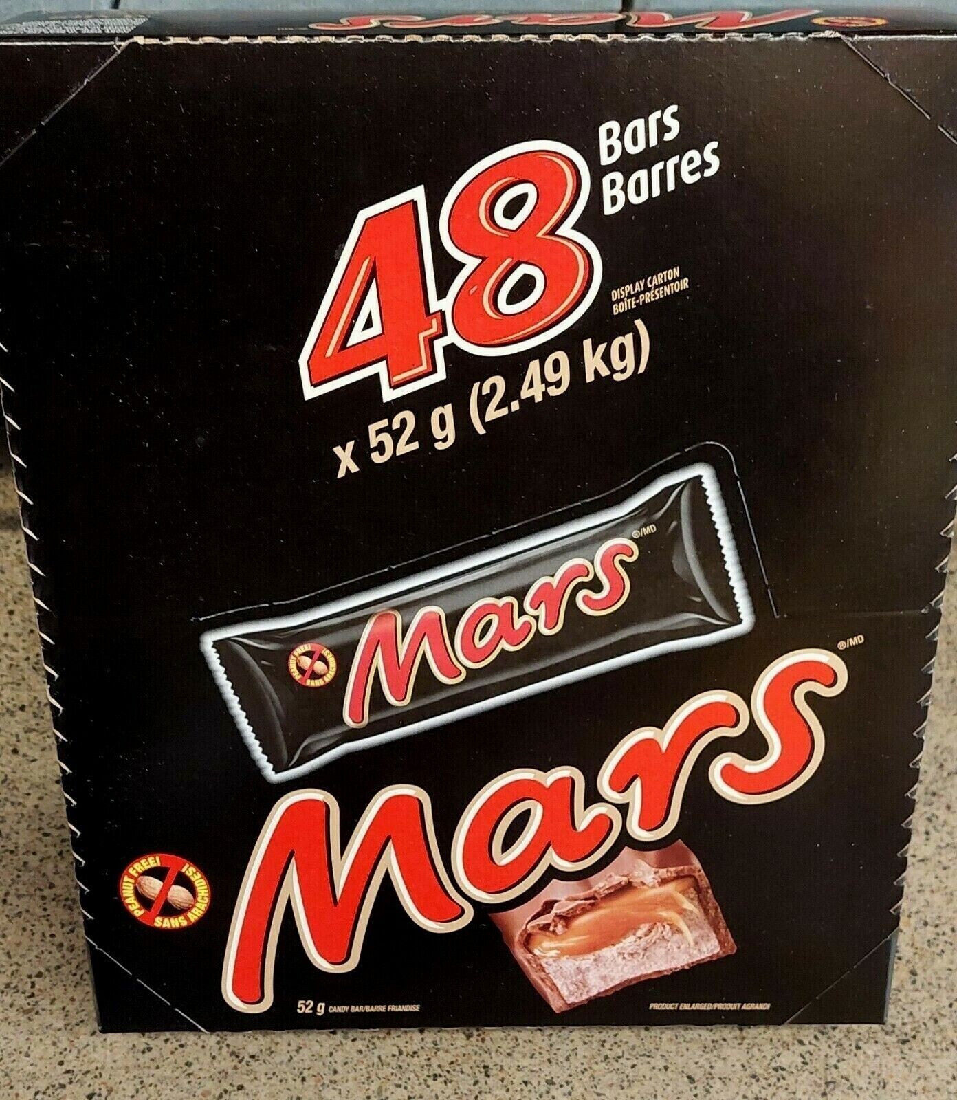 Mars Bars 48ct 52g/1.83oz exp12/2024