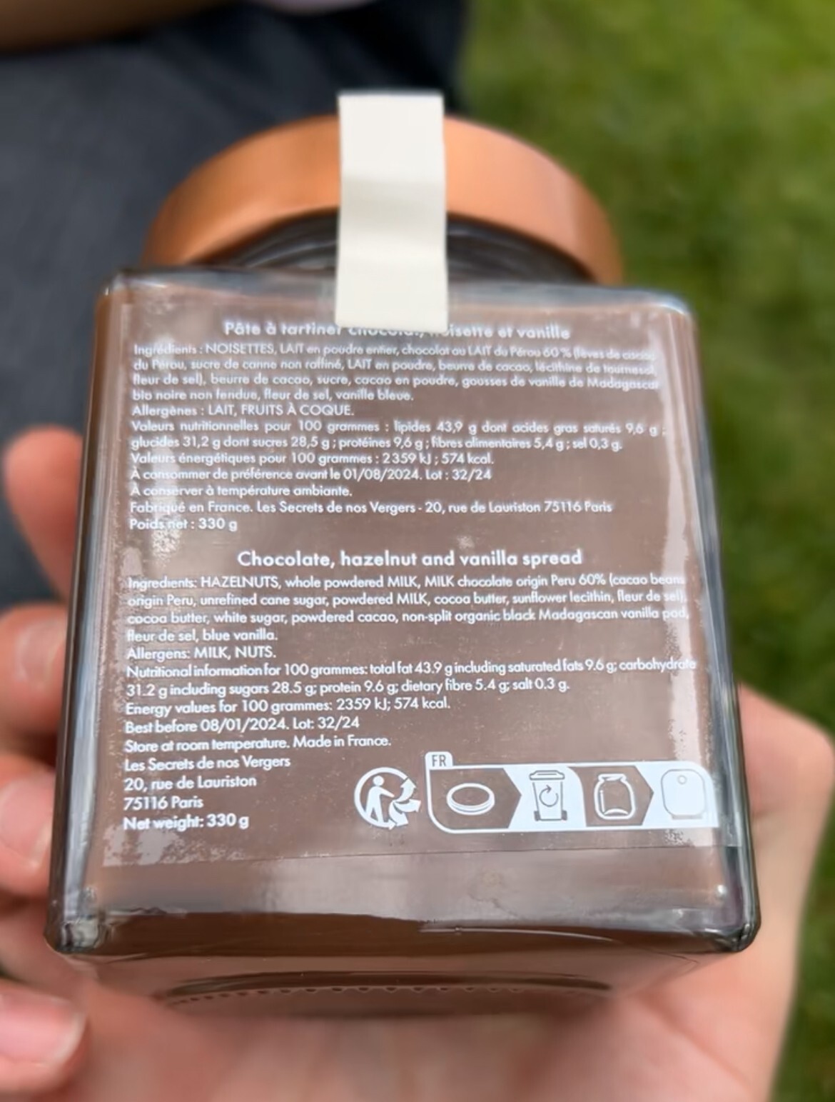 Louis Vuitton Hazelnut Chocolate Vanilla Spread Jar By Maison Fondée – RARE!