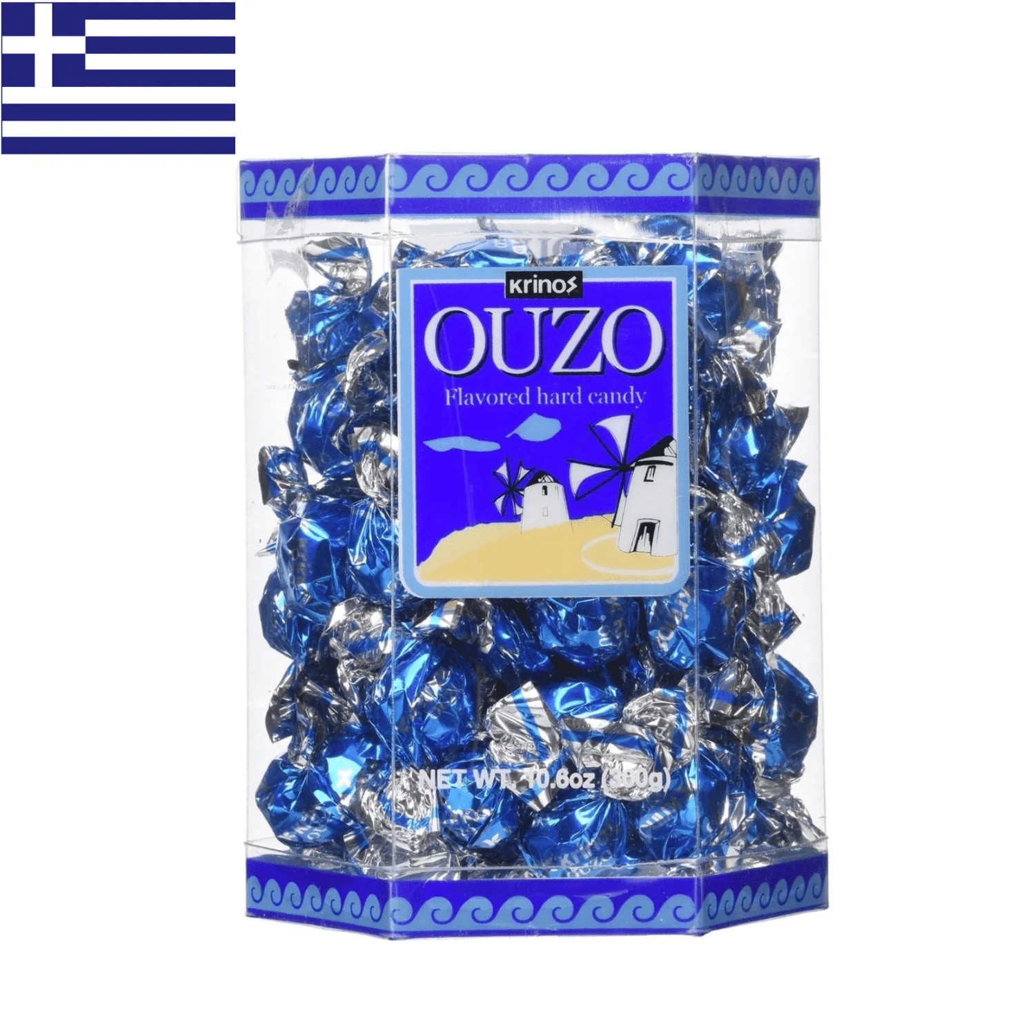 Greek Ouzo Flavord Hard Candy – 10.6 Oz Gift Box