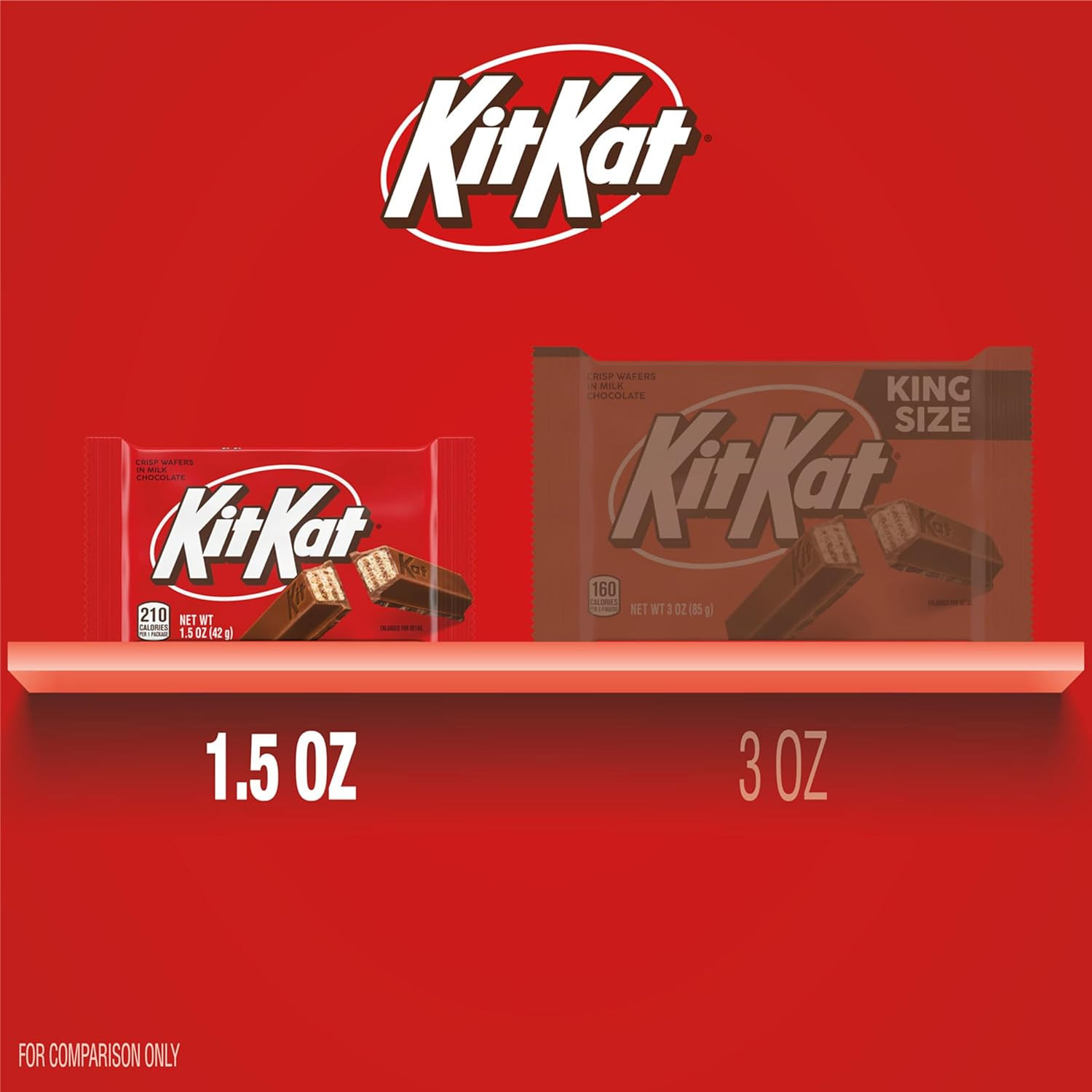 Milk Chocolate Wafer Candy Bars, Halloween Candy, 1.5 Oz (36 Count)