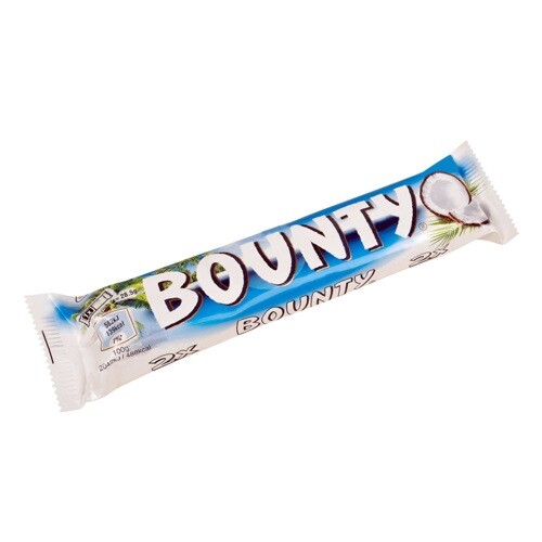 BOUNTY MILK CHOCOLATE _ Full Box Of 25 Bars