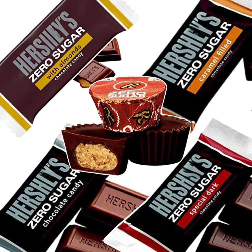 Zero Sugar Chocolate Candy Bag, Zero Sugar Assorted Flavors, for Special Occasio