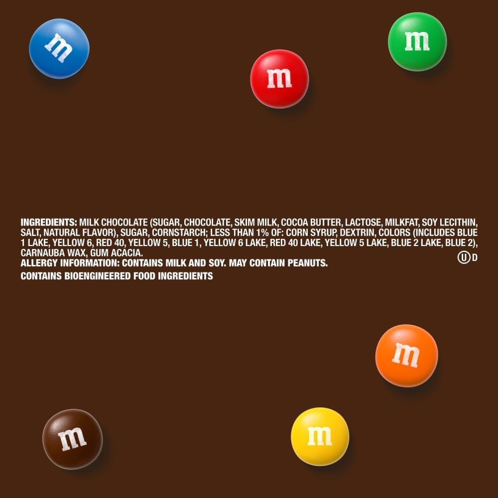 Milk Chocolate Candy, Party Size, 2.4 lb Resealable Bag for Parties, Baking &…