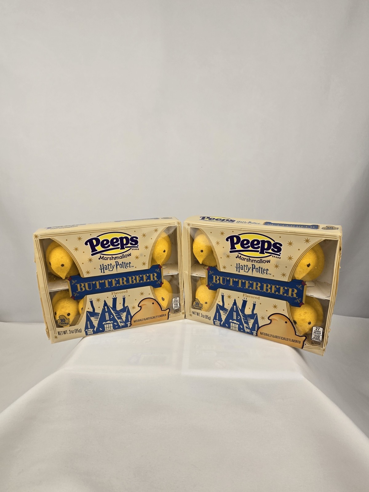 2pc Set 3oz/10ct per Box PEEPS x Harry Potter Butterbeer Chicks Fun Easter Candy