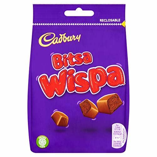 Original Cadbury Bitsa Wispa Chocolate Bag Candy Imported From The UK England Th