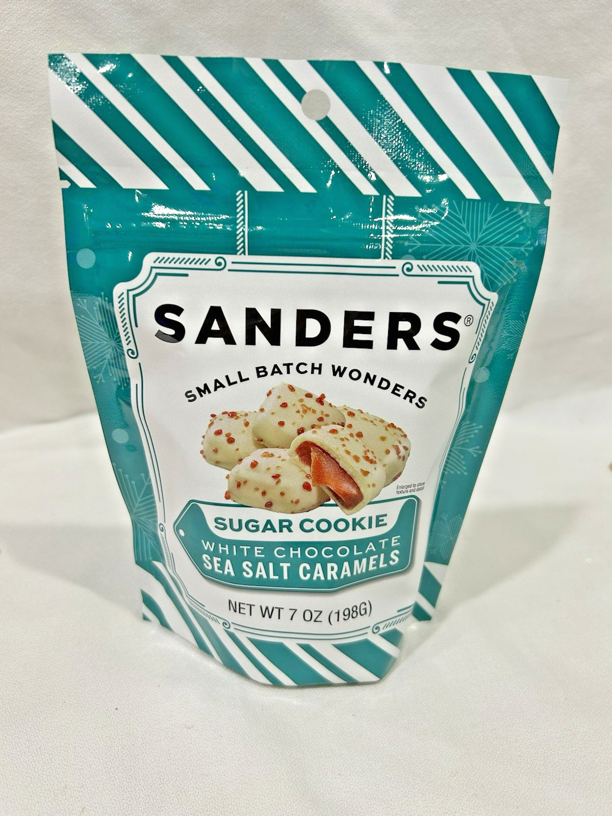 Sanders Sugar Cookie White Chocolate Caramels 7 oz Candy Treat