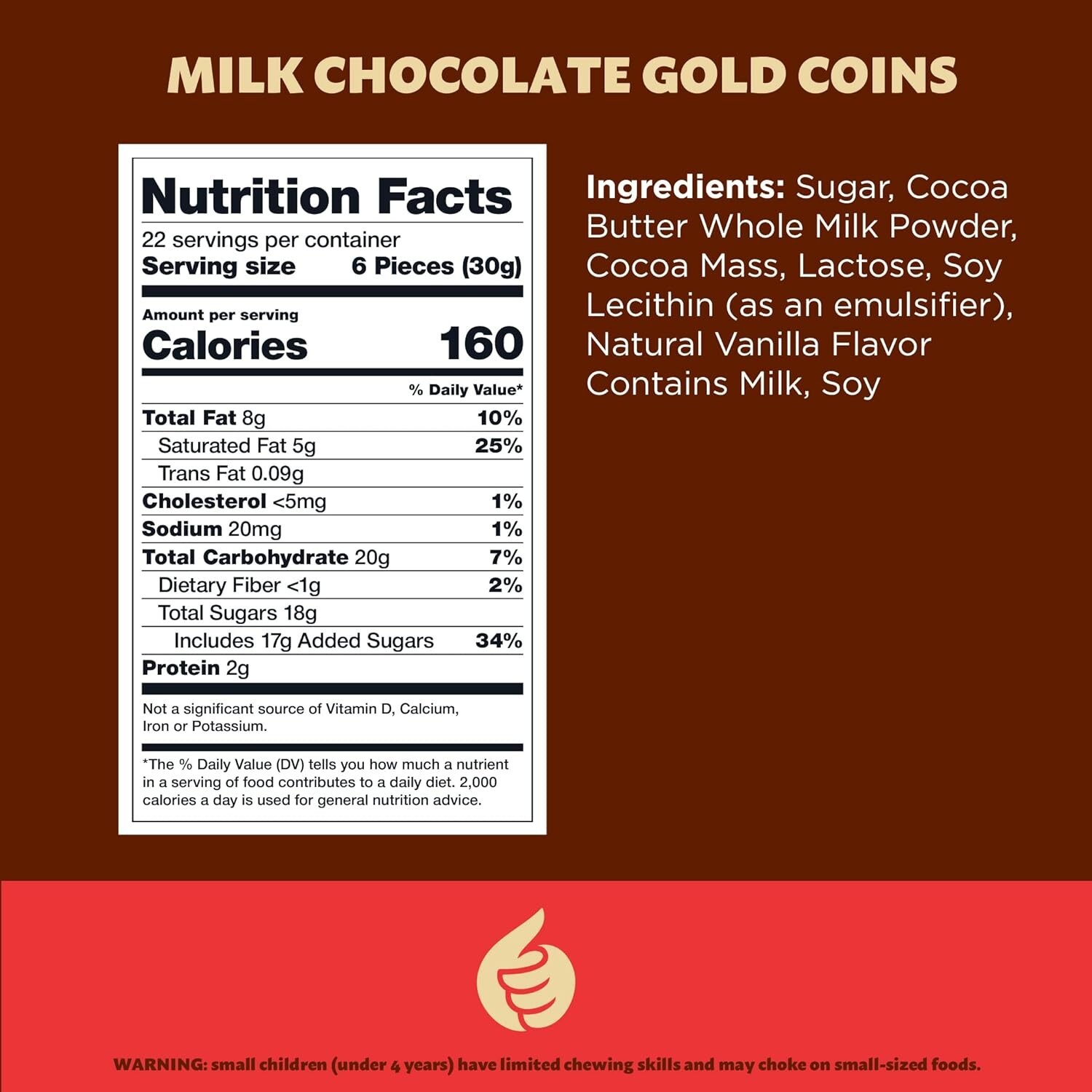 Gold Coins Milk Chocolate Candy | 1.5-Pound Bag, 130 Count