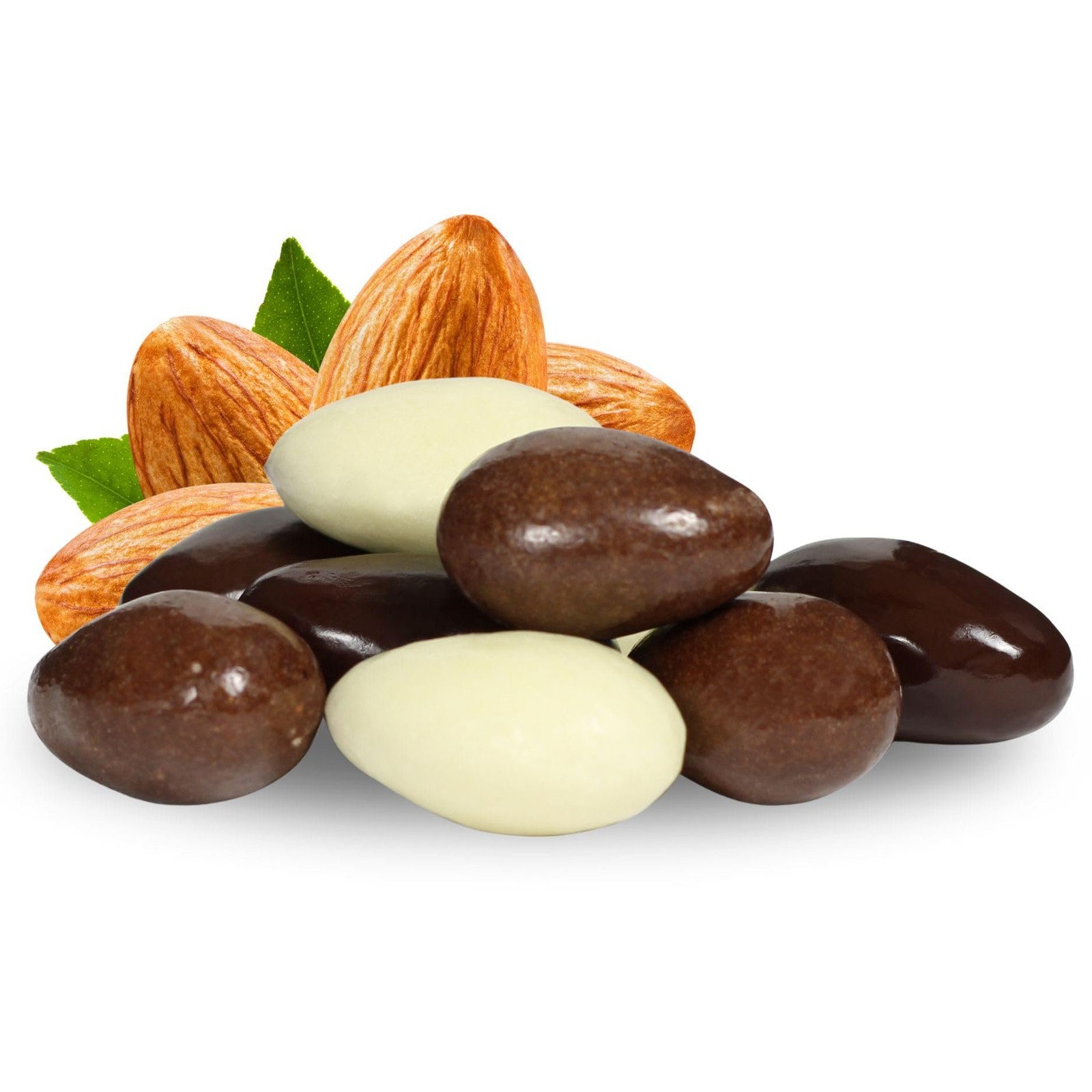 Gourmet Chocolate Covered Almonds Medley by Its Delish, 3 Lbs w/ Jumbo Container