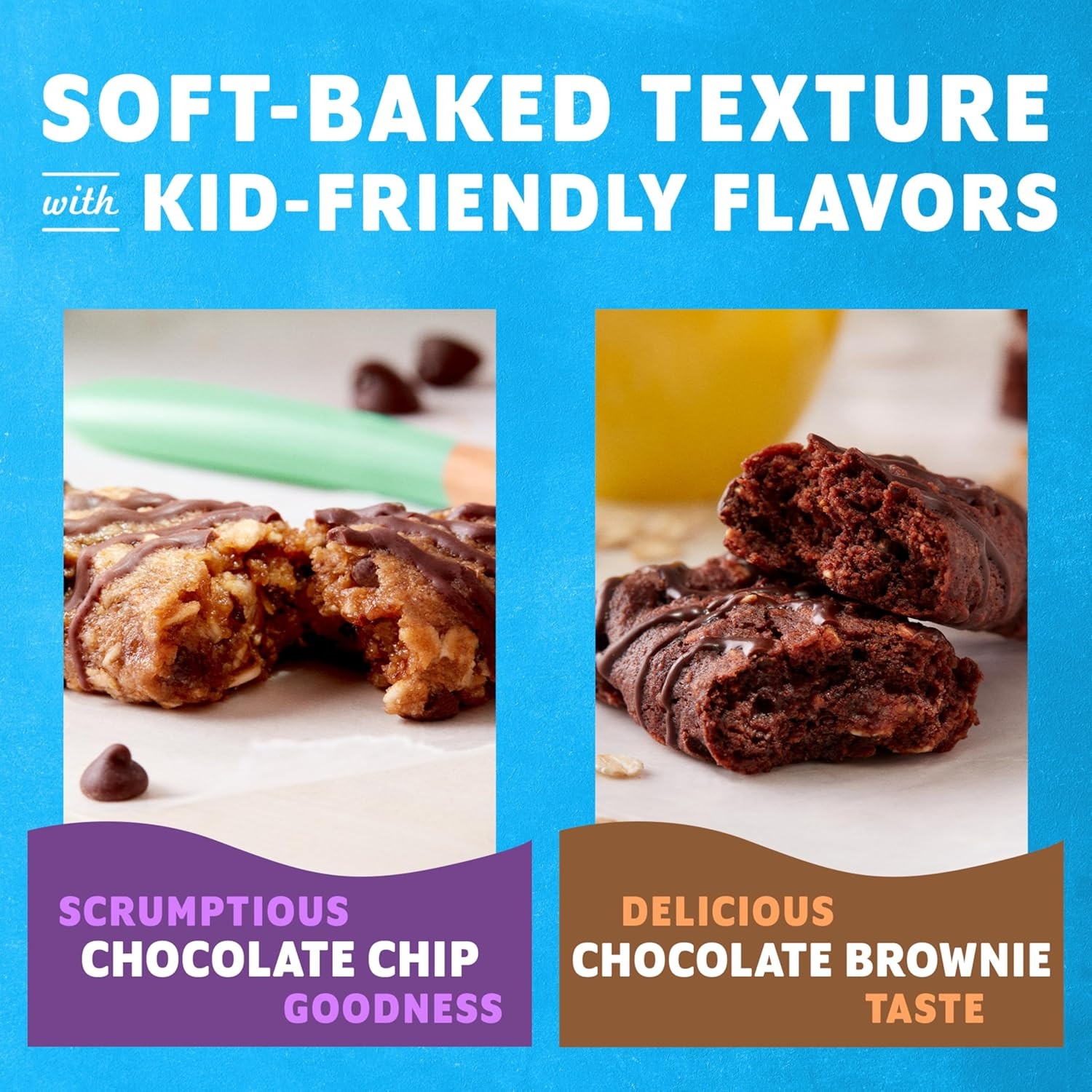 Zbar – Chocolate Chip and Chocolate Brownie – Variety Pack – Soft Baked Whole Gr