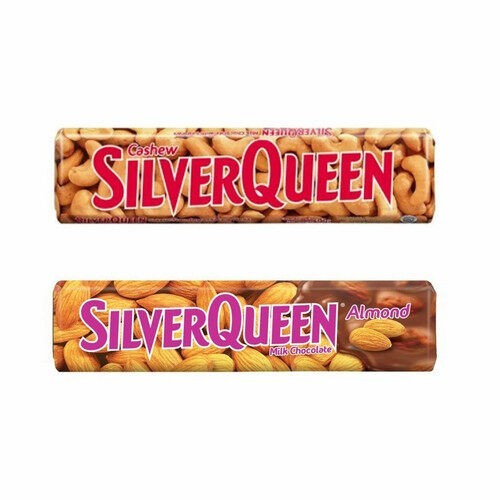 CHOCOLATE SILVER QUEEN CHUNKY BAR 95 GRAM {HALAL}