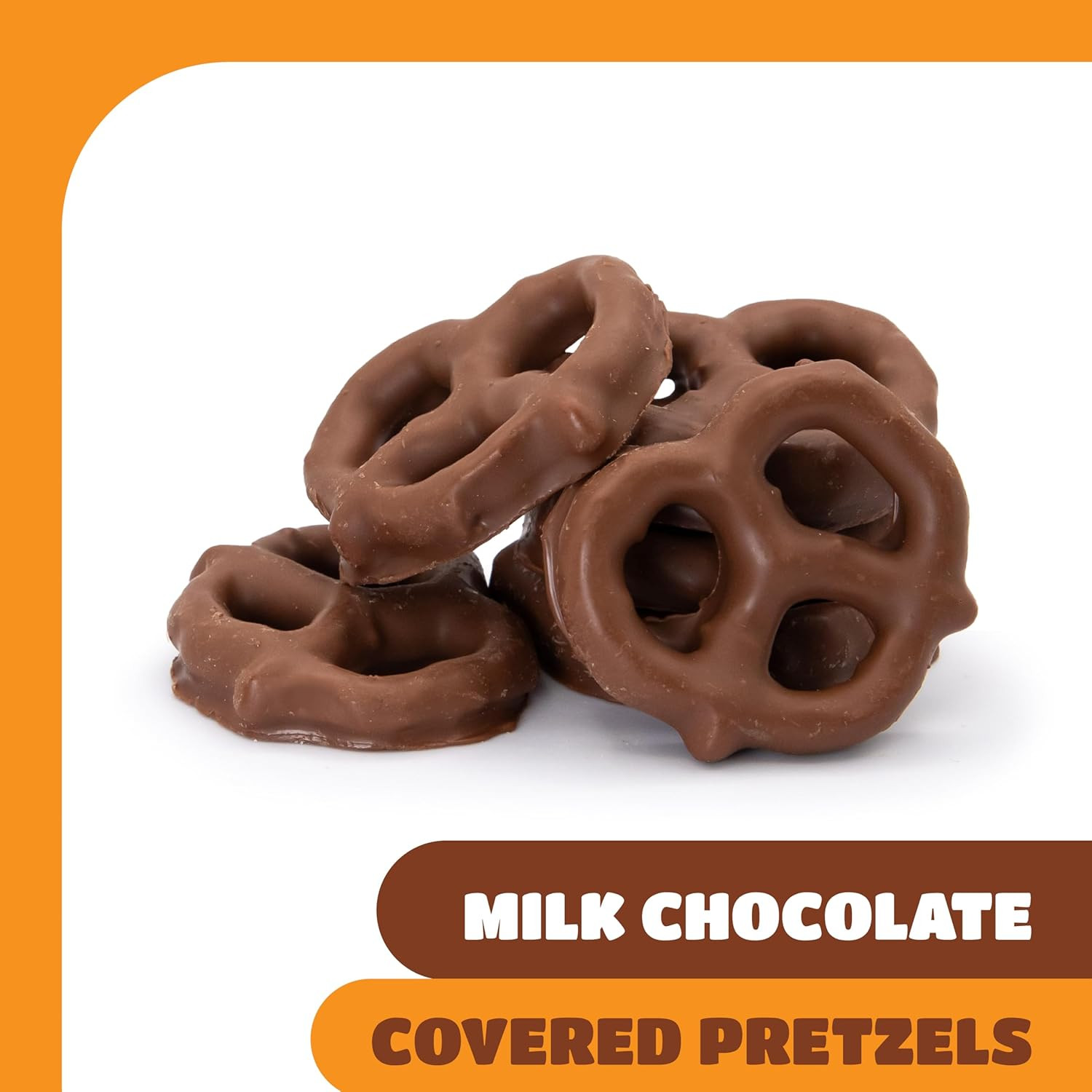 Milk Chocolate Pretzels – 5 Pound Bulk Pack – Chocolate-Covered Pretzels for Off