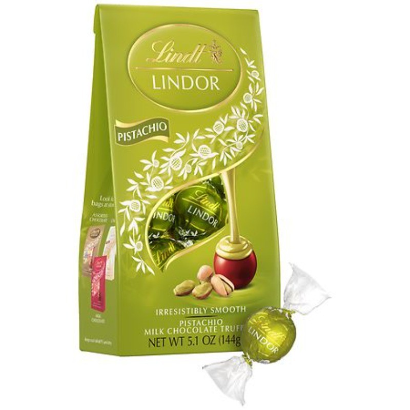 Milk Chocolate Truffles Bag Pistachio 5.1 oz