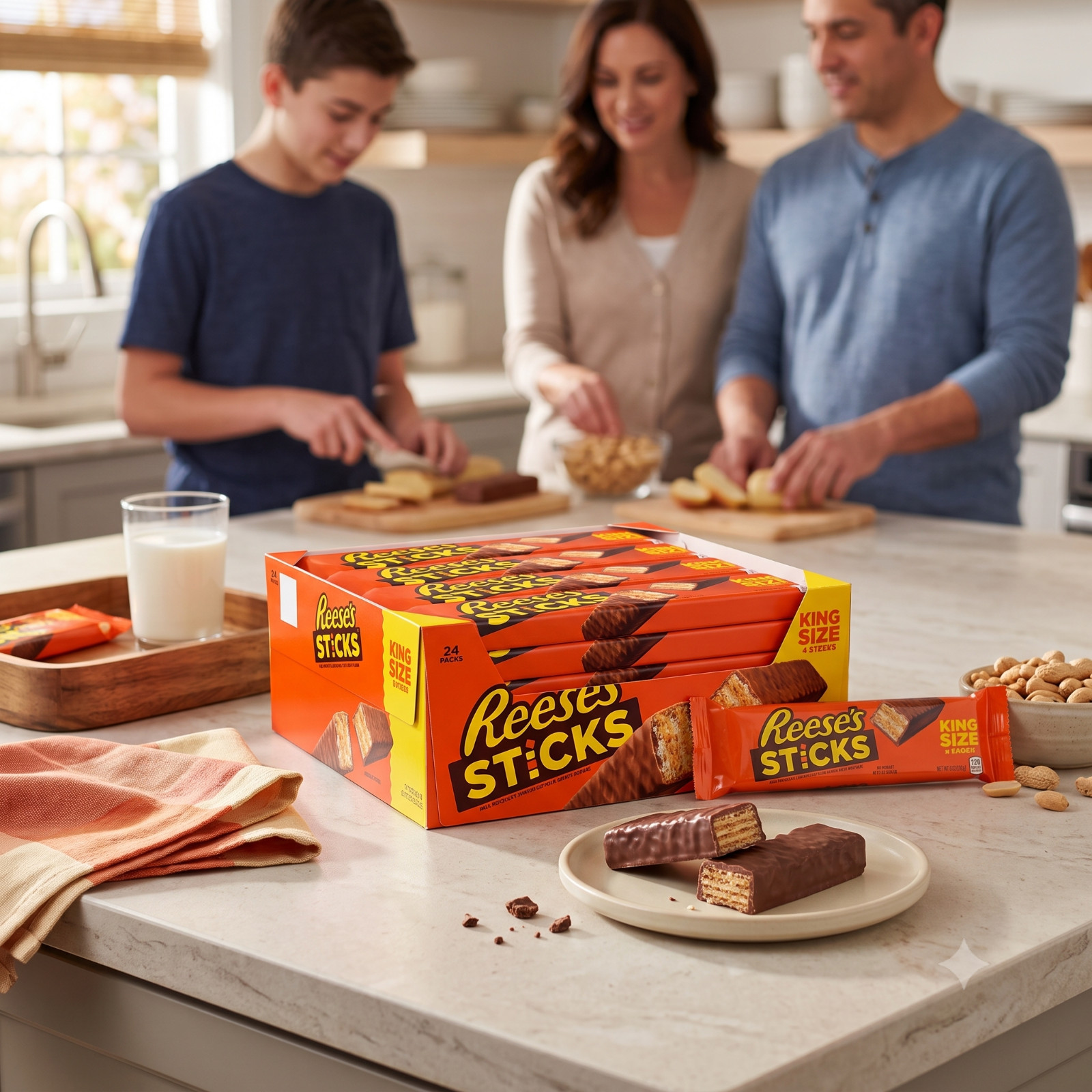 2 Pack Reese’s Sticks, King Size, 3 oz, 24-count