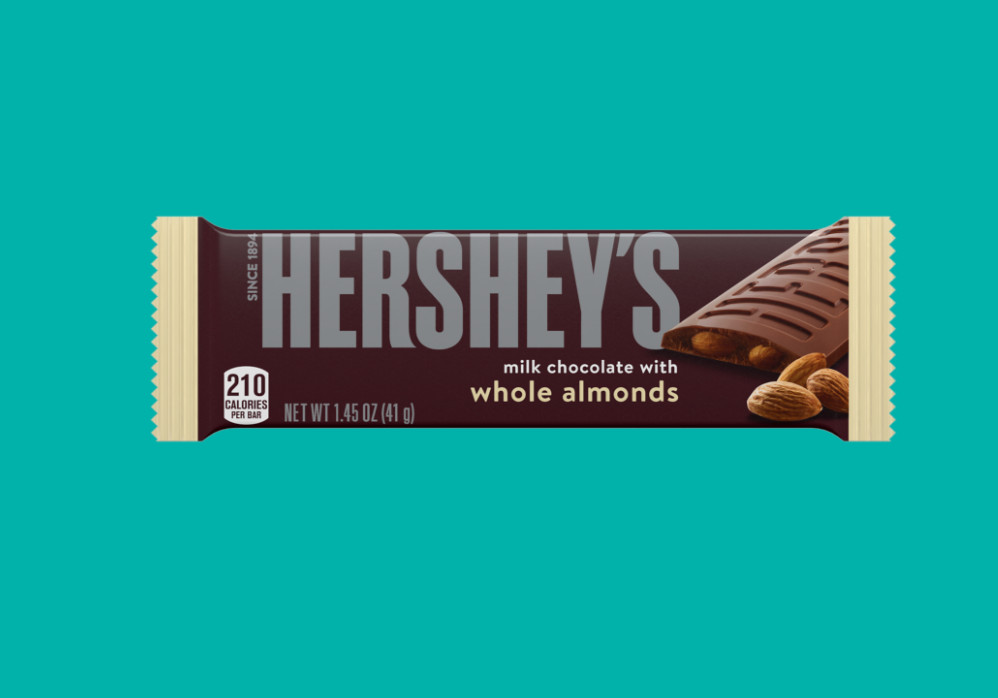 Hershey’s Milk Chocolate With Whole Almonds Candy Bars 1.45-Ounce (36 Count)
